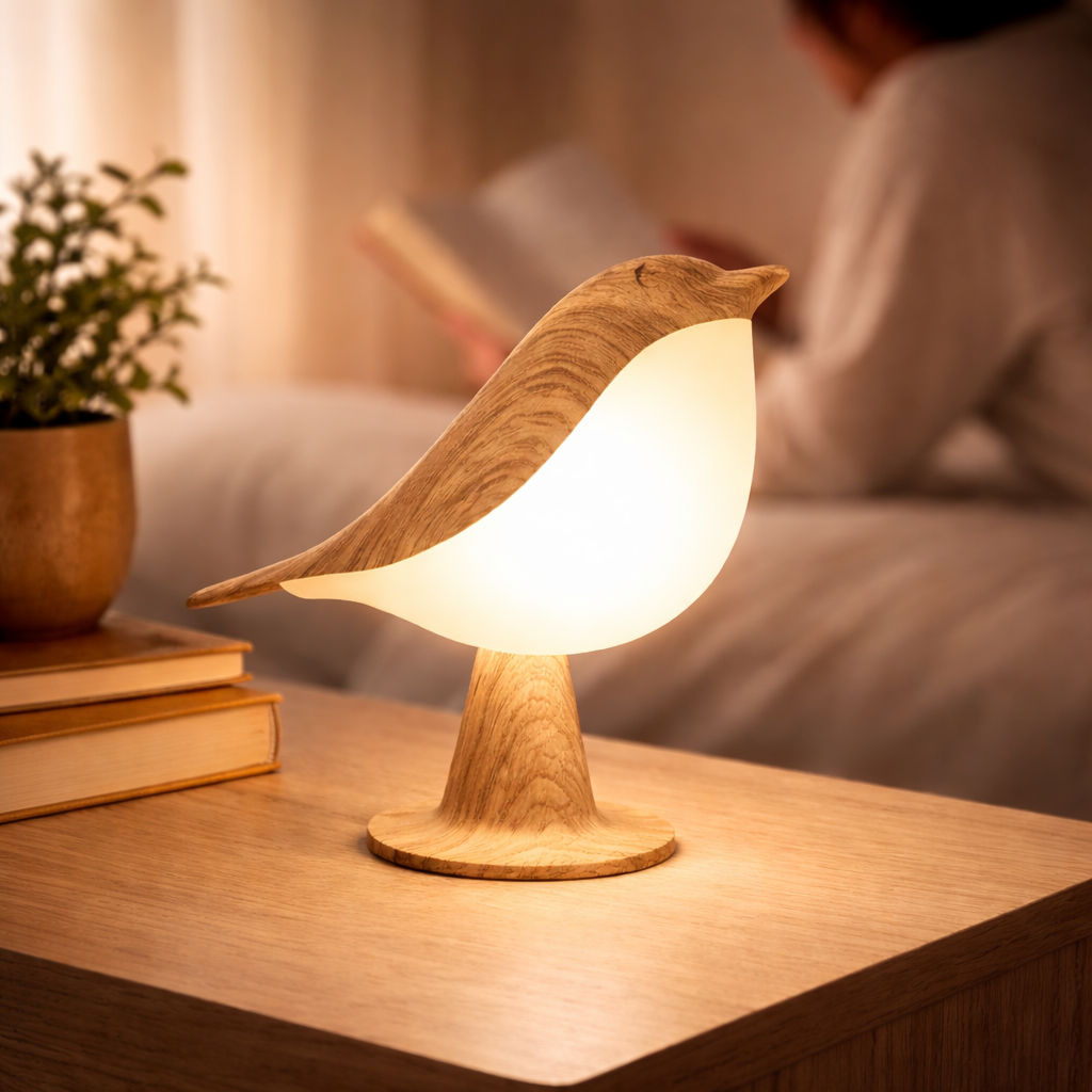 Lámpara de luz cálida